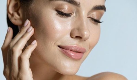 woman with glowing skin and youthful face after Sculptra treatment at Rumi in Chino California